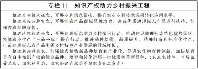 《“十四五”国家知识产权保护和运用规划》国发〔2021〕20号