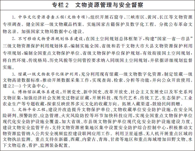 《“十四五”文物保护和科技创新规划》国办发〔2021〕43号