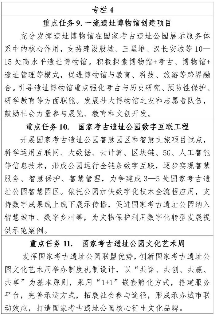 《大遗址保护利用“十四五”专项规划》文物保发〔2021〕29号