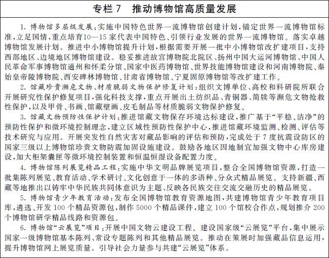 《“十四五”文物保护和科技创新规划》国办发〔2021〕43号