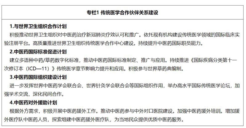 推进中医药高质量融入共建“一带一路”发展规划（2021—2025年）