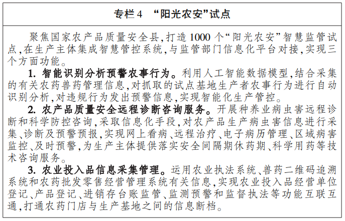 《“十四五”全国农产品质量安全提升规划》农质发〔2022〕1号