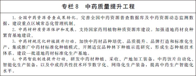 《“十四五”中医药发展规划》国办发〔2022〕5号