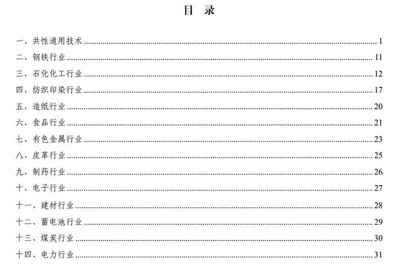 国家鼓励的工业节水工艺、技术和装备目录（2023年）