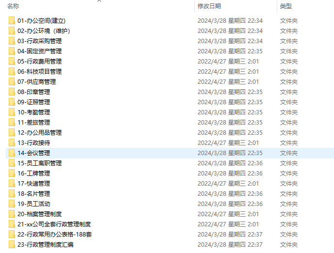企业行政管理制度文案（汇总）