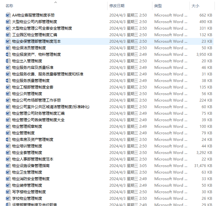 物业管理及服务培训资料汇总