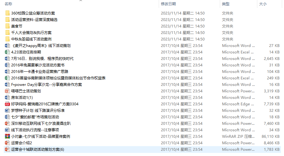 企业营销活动策划案例分享