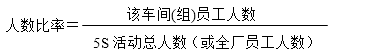 公司各级员工在5S活动中的责任、职责、检查要点及评分方法
